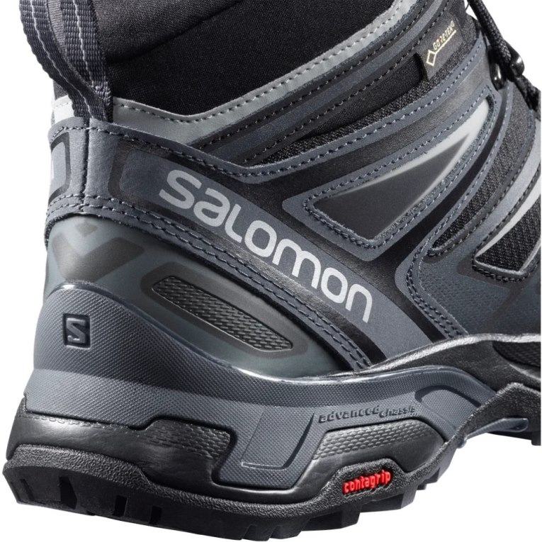 Salomon X Ultra 3 Stredne GTX Turisticka Obuv Panske Čierne | SK 3VIMTX